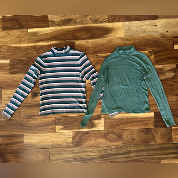 American Eagle Mock Turtleneck Shirt Bundle size XS - Picture 1 of 5